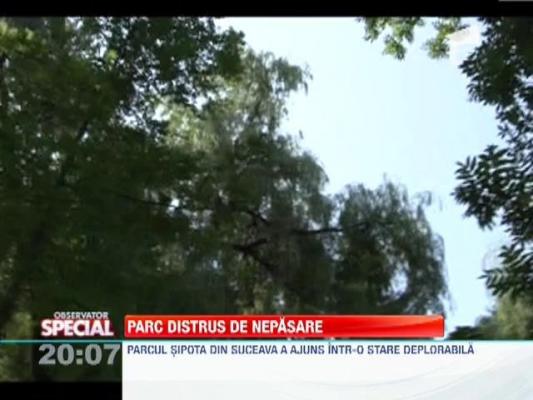 SPECIAL! Parcul Sipote a ajuns o ruina!