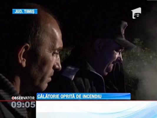 Calatorie oprita de incendiu, la Timisoara