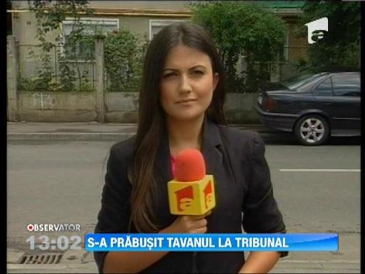 S-a prabusit tavanul tribunalului din Satu Mare