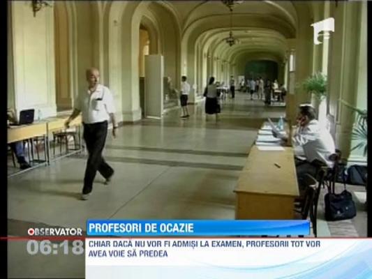 Profesori de ocazie in scolile din Romania