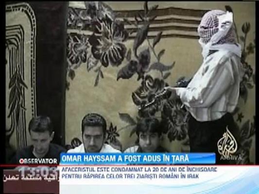 Omar Hayssam a fost predat Politiei Romane