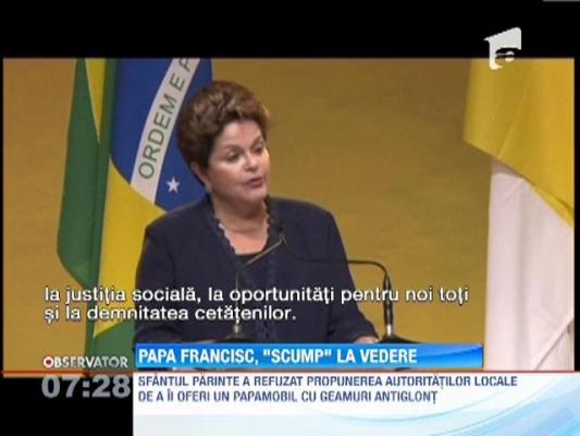 Noi proteste in Brazilia cu ocazia vizitei Papei Francisc