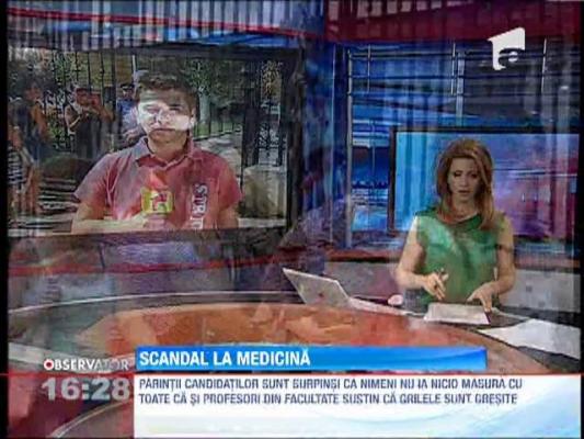 Scandal la Facultatea de Medicina din Bucuresti
