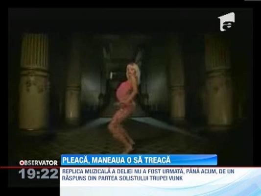 Delia Matache, manea cu dedicatie pentru solistul trupei Vunk