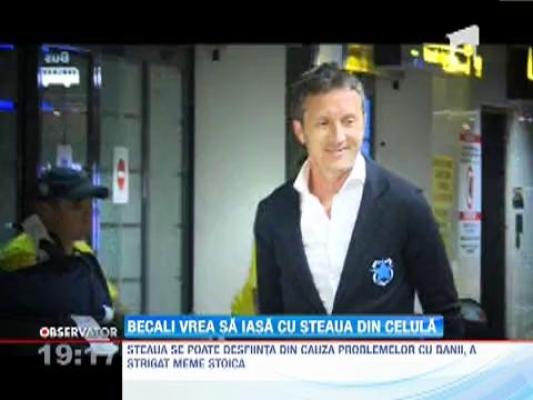 Gigi Becali vrea sa iasa din inchisoare cu ajutorul Stelei