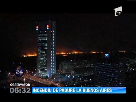 Un incendiu de padure a izbucnit intr-o rezerva ecologica de la Buenos Aires