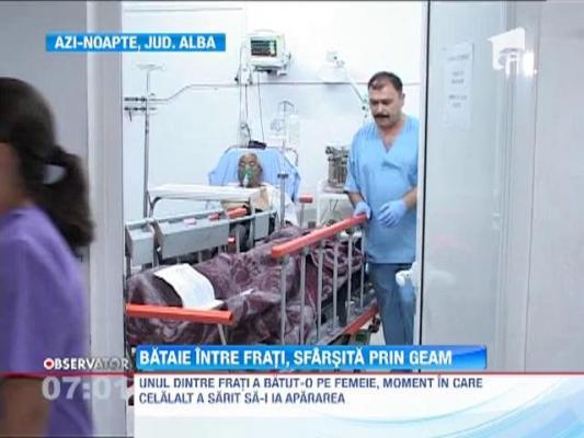 Doi frati din judetul Alba s-au luat la bataie din cauza mamei lor