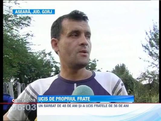 Un barbat din judetul Gorj si-a injunghiat mortal fratele