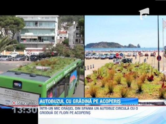 Autobuzul-gradina, mijlocul inedit de transport public