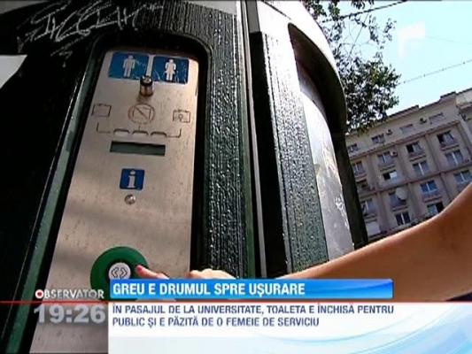 Toaletele publice din Capitala sunt un lux