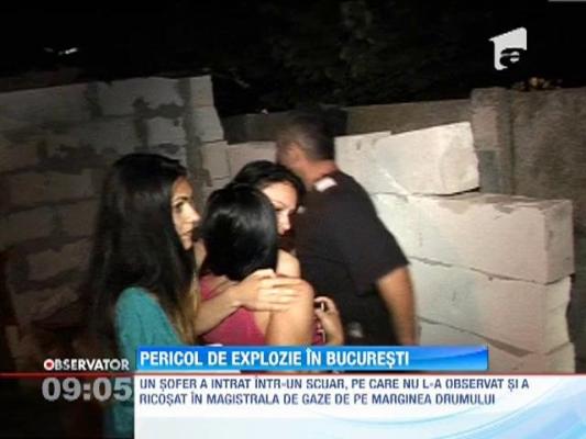 Pericol de explozie la marginea Bucurestiului