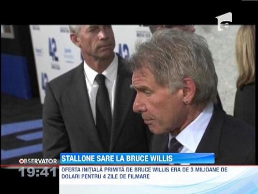 Scandal intre actorii Sylvester Stallone si Bruce Willis