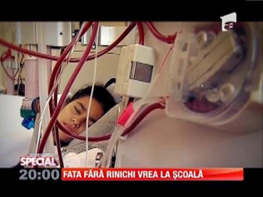 O adolescenta din Craiova isi imparte zilele intre patul de spital si banca de la scoala