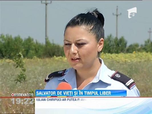 Un pompier, aflat in timpul sau liber, a fost inger pazitor pentru un bulgar ce tranzita Romania