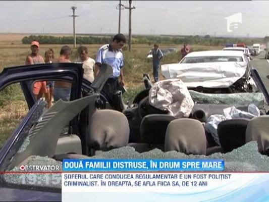 Accident groaznic la Constanta! Trei oameni au murit dupa ciocnirea a doua masini