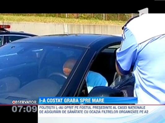 Razie de amploare pe Autostrada Soarelui