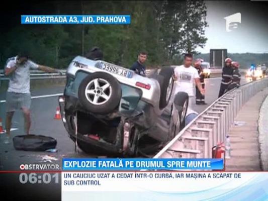 O femeie a murit si alti trei oameni au fost raniti, intr-un grav accident pe A3