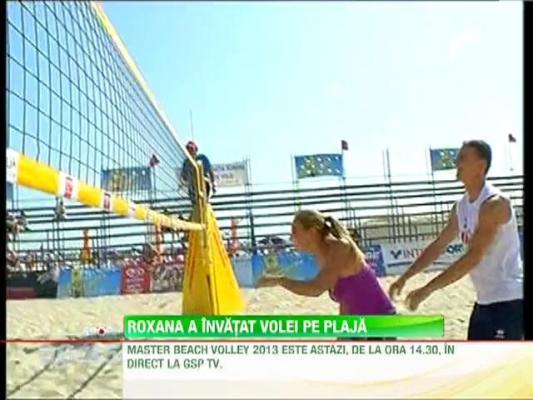 Roxana Ionescu a invatat volei pe plaja