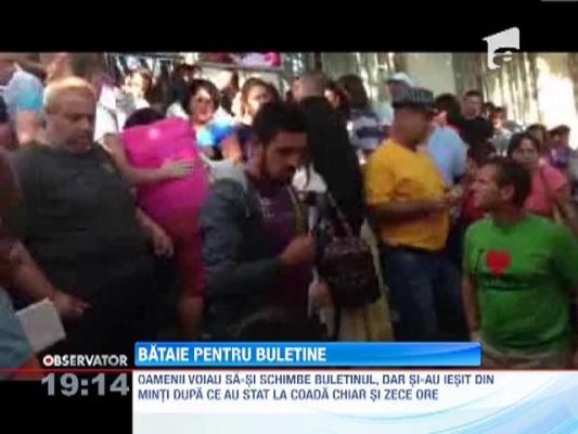 UPDATE! Galati: S-au calcat in picioare pentru buletine
