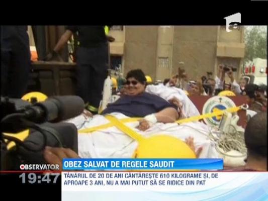 Tanarul obez de 20 de ani, salvat de regele Arabiei Saudite