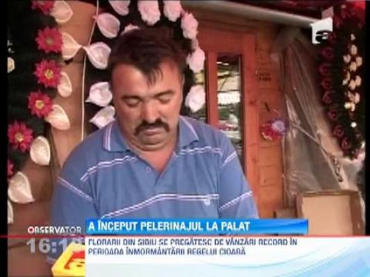Traian Basescu a sosit la palatul lui Cioaba