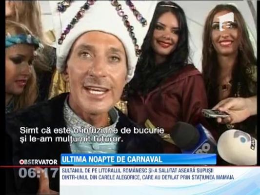 Radu Mazare a fost Suleyman Magnificul in ultima noapte de carnaval de la Mamaia