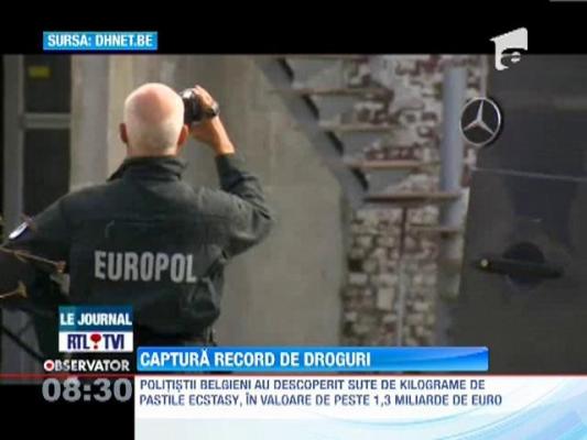 Captura record de droguri, in valoare de peste 1,3 miliarde de euro, in Belgia
