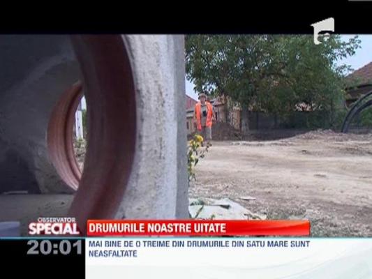 Special! In Satu Mare exista strazi care nu au fost niciodata asfaltate