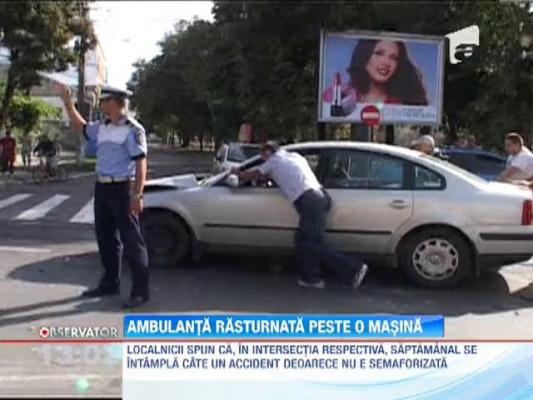 Accident intr-o intersectie din Braila