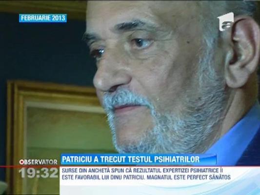 Dinu Patriciu a trecut cu bine de expertiza medico-legala