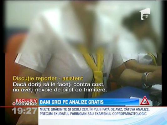 Consultatiile gratuite pentru elevi au inceput sa se faca contra cost in policlinici