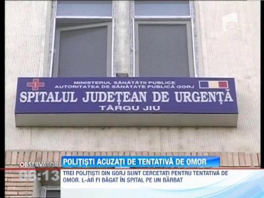 Ancheta in Gorj, dupa ce un barbat a acuzat trei politisti ca l-ar fi batut cu salbaticie