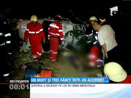 Un mort si trei raniti intr-un accident de circulatie din Bucuresti