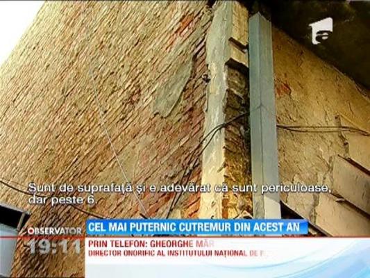 Cel mai puternic cutremur din Romania, in acest an, s-a produs in Hunedoara