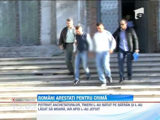 Romani arestati pentru crima, in Italia