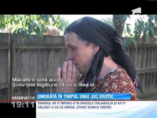 Romanca moarta in Italia in urma unui joc erotic