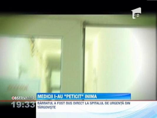 Medicii i-au "peticit" inima, dupa ce a primit o lovitura de cutit