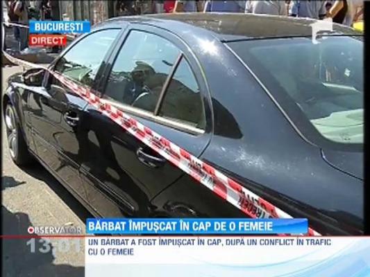 Bucuresti: Barbat impuscat in cap de o femeie