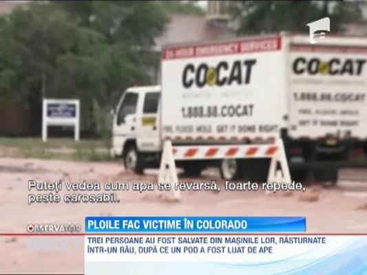 Inundatiile fac ravagii in statul american Colorado