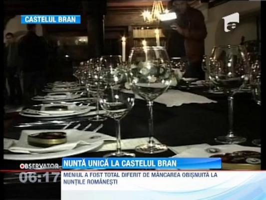 Nunta unica la castelul Bran