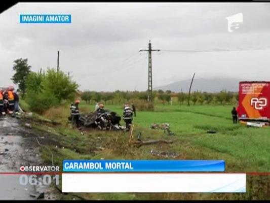 Carambol mortal pe DN7
