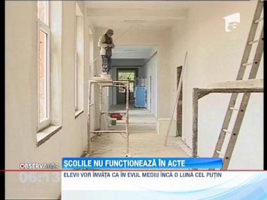 O scoala din zece isi primeste elevii fara autorizatie de functionare