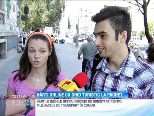 Harti online cu ghid turistic la pachet