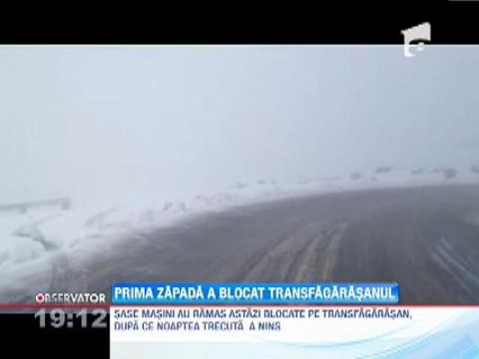 Prima zapada a blocat Transfagarasanul