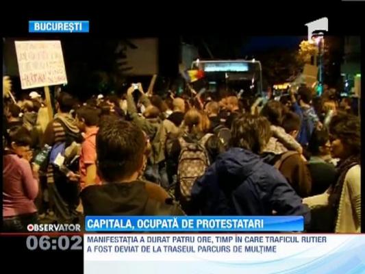 Capitala, ocupata de protestatari