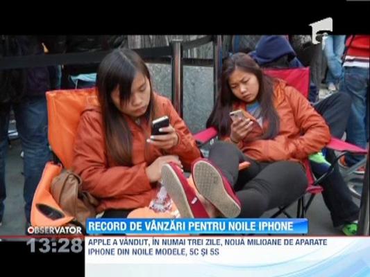 Record de vanzari pentru noile Iphone