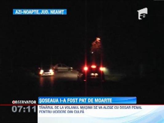 Sinucidere extrema! S-a culcat pe mijlocul drumului, iar o masina i-a curmat viata