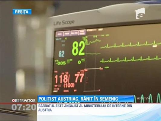 Politist austriac, ranit in Muntii Semenic