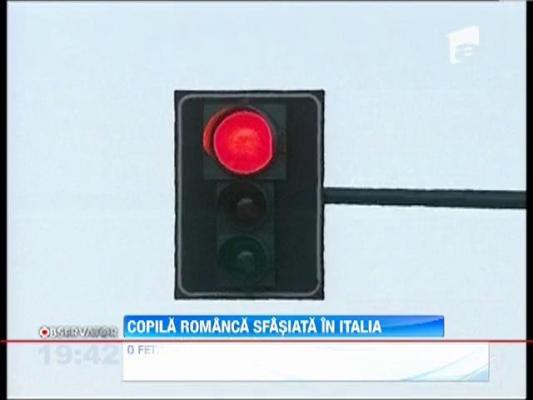 Italia: O fetita de doi ani, desfigurata de un maidanez