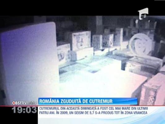 Cel mai puternic cutremur din Romania, din ultimii ani, a scos oamenii in strada
